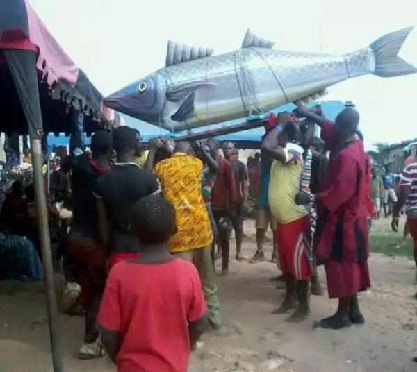 Fisherman Buried With A Fish Casket In Ghana [See Photo]